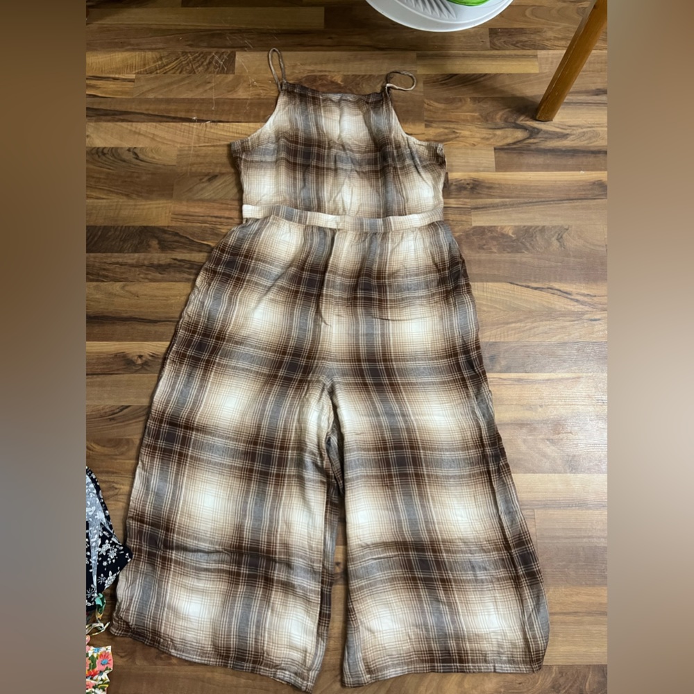 Xl american eagle jumpsuit, very soft flannelish material